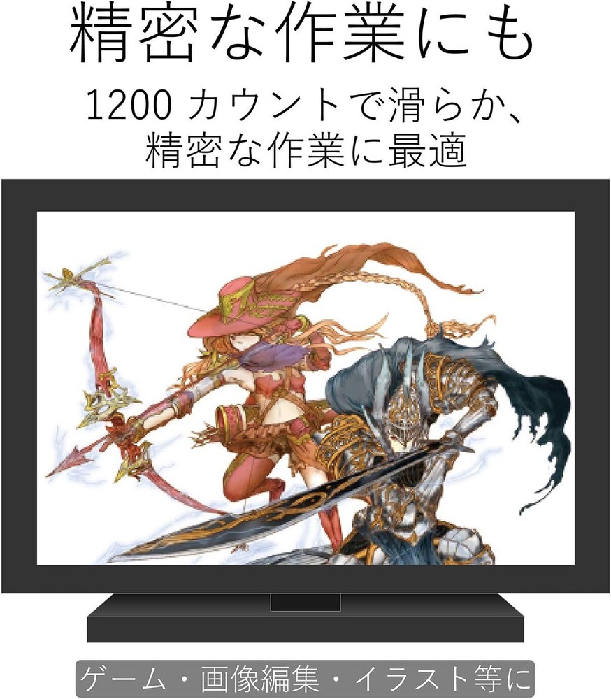 ELECOM Mouse Wireless (Receiver Included) M Size 3 Buttons IR Sensor Power