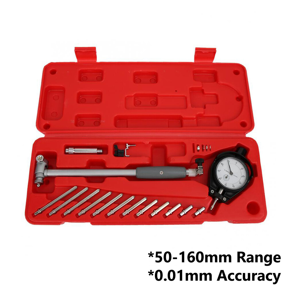 2-6 inch Engine Cylinder Dial Bore Gauge Gage Indicator Resolution 0.01mm