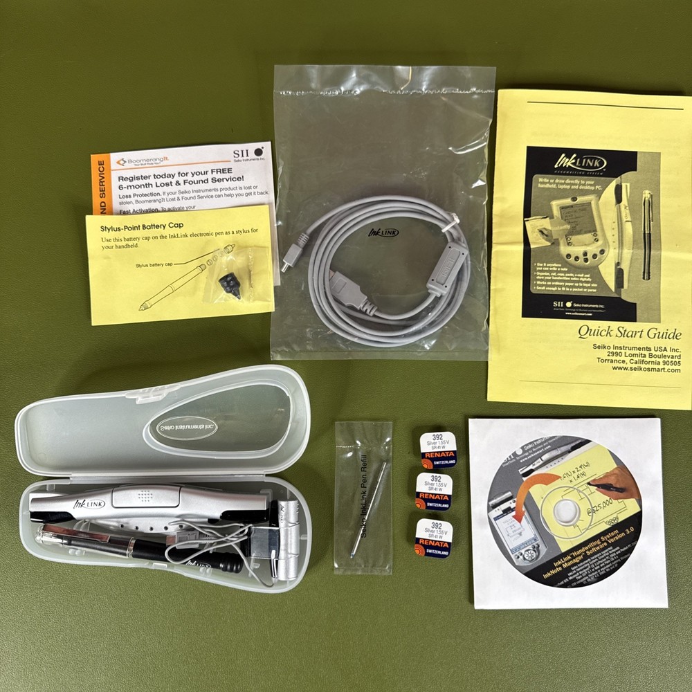 Seiko INKLINK INK LINK Computer Handwriting System - Write to PC Laptop etc.
