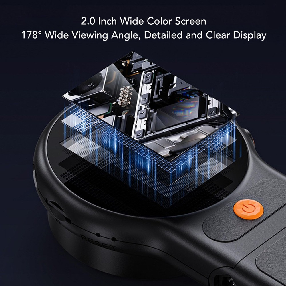 Portable Digital Microscope, Foldable Digital Magnifying Glass USB Macro Came...