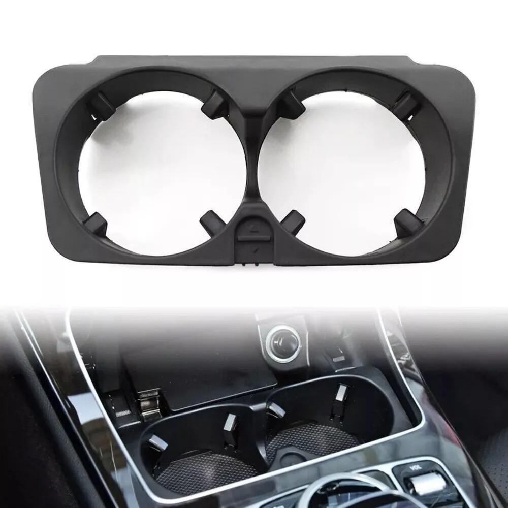 For Benz W205 C-Class W213 E-Class W253 Center Console Drinks Cup Holder Black