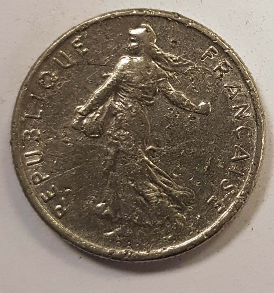 French 1977 1 Franc