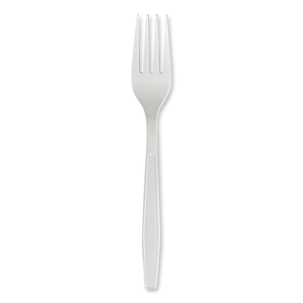 Boardwalk FORKHWPPWH Heavyweight Polypropylene Fork - White (1000/Ct) New