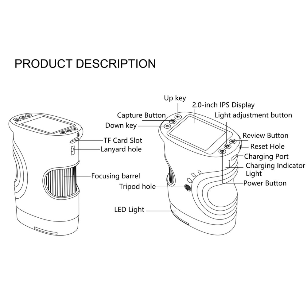 Kids Science Tool Handheld Digital Microscope 1000x USB for PC Mac Computer