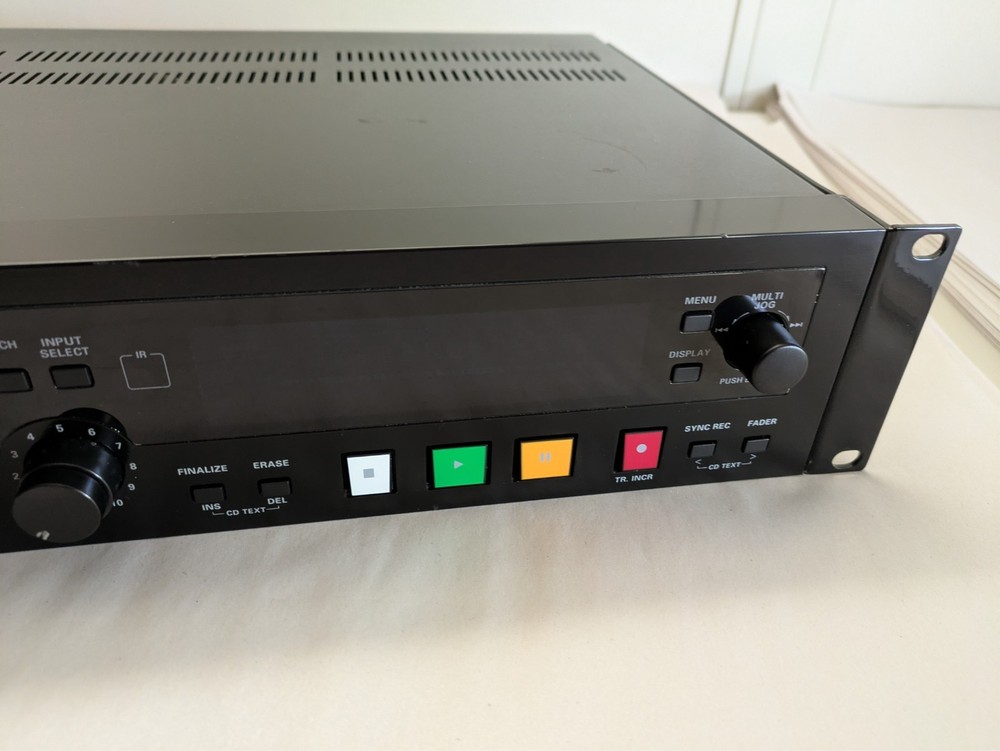 Marantz CDR633 Professional Rackmount Slot Loading CD Player Recorder Powers On