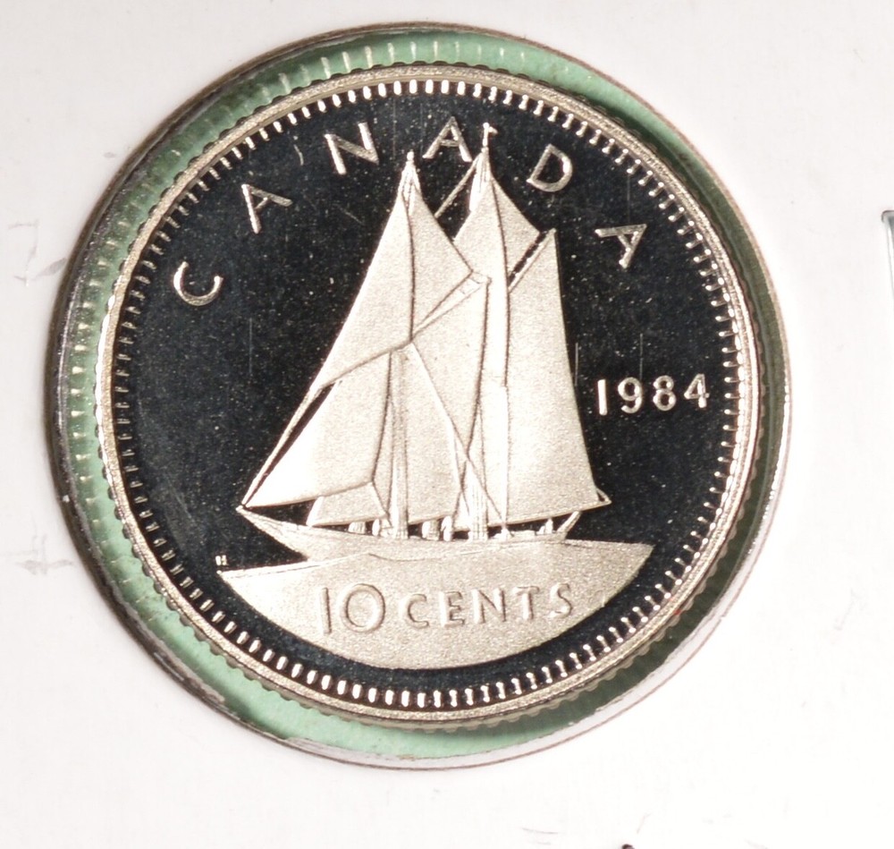 1984 Canada Ten Cents  PROOF  - D-15  🇨🇦