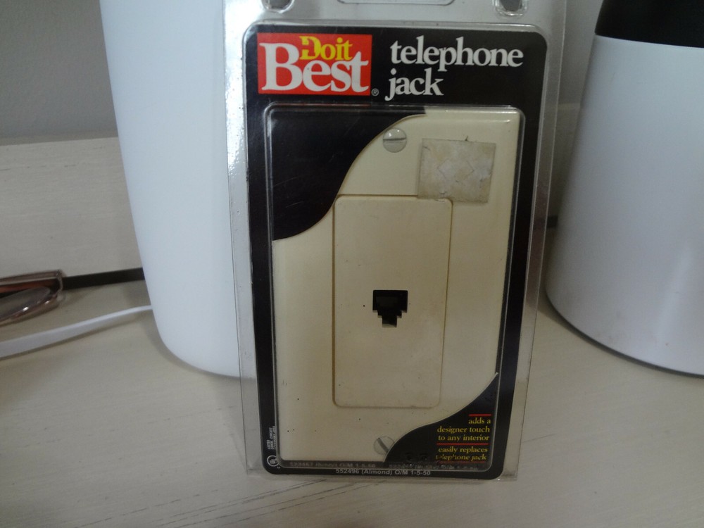 Do It Best Telephone Jack - ALMOND