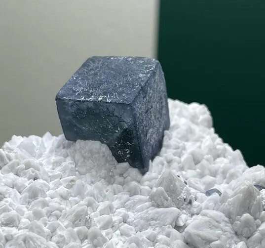 144g Cubic Fluorite Specimen Mined In Inner Mongolia China