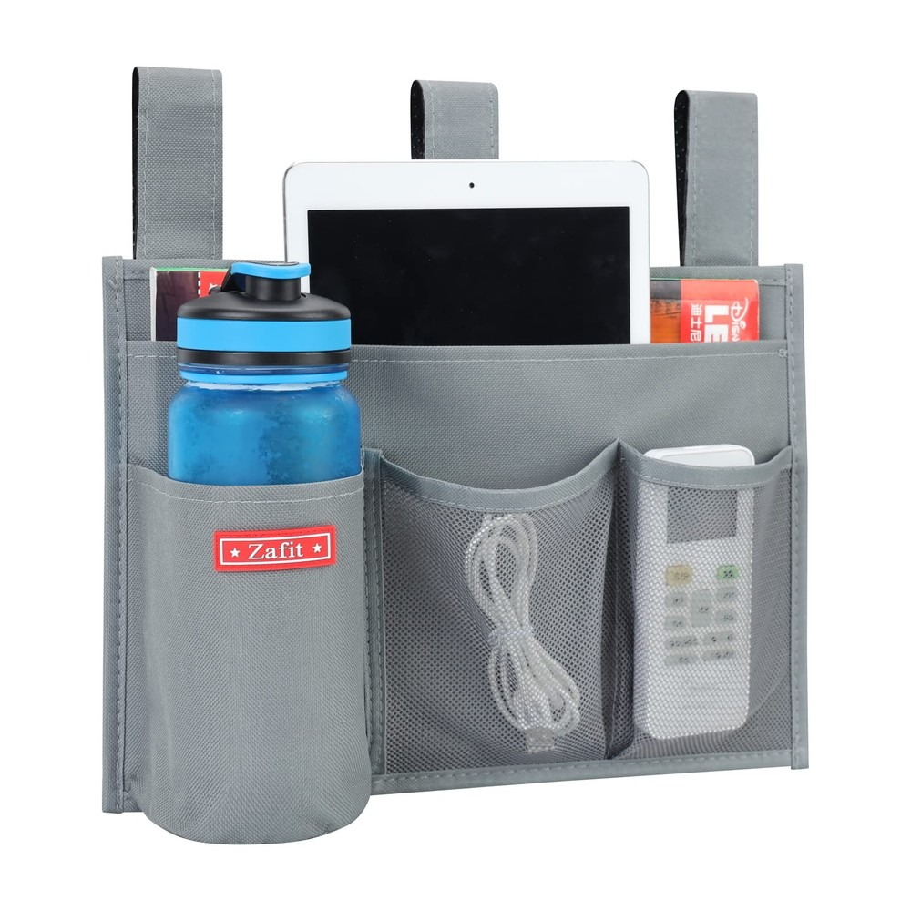 Hanging Bedside Caddy Storage Organizer for Magazine Phone Remote control (4
