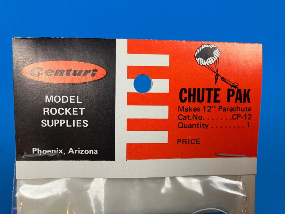 Centuri 12" Blue Chute Pak, CP12