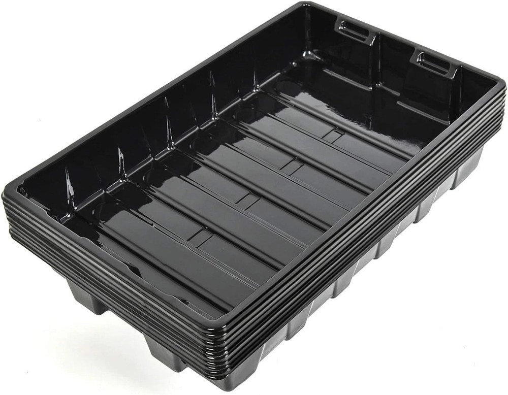 10 Pack Seed Starter Tray Reusable Plastic Plant Seedling Starter Trays Thickene