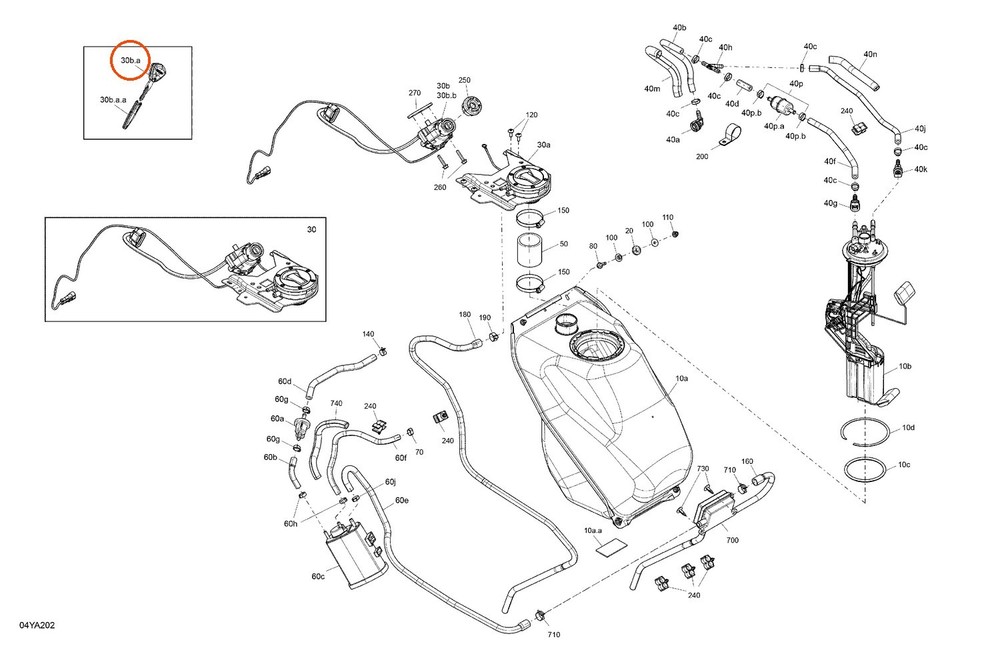 CAN-AM 710004408 - Ignition Key Kit