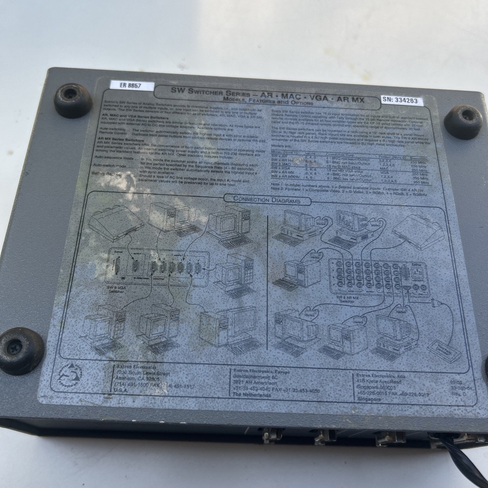 Extron SW2 AR Bidirectional Switcher