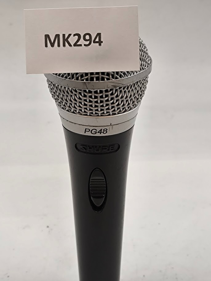 Shure PG48 Microphone Used Working Black
