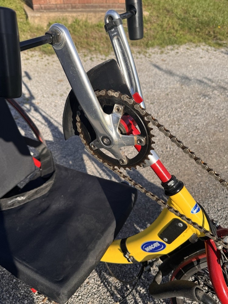 Invacare Top End EXCELERATOR XLT Hand Cycle Yellow