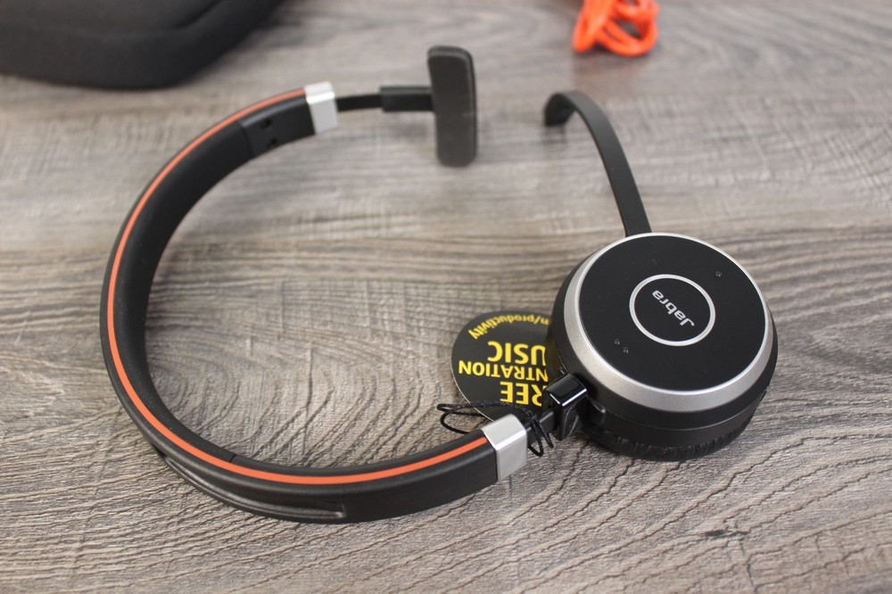 Jabra Evolve 65 Mono Wireless Bluetooth Headset Complete HSC018W Excellent