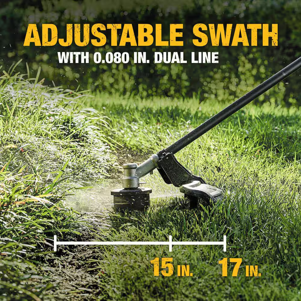 DeWALT DCST972X1 60V MAX 17" Brushless Attachment Capable String Trimmer Kit