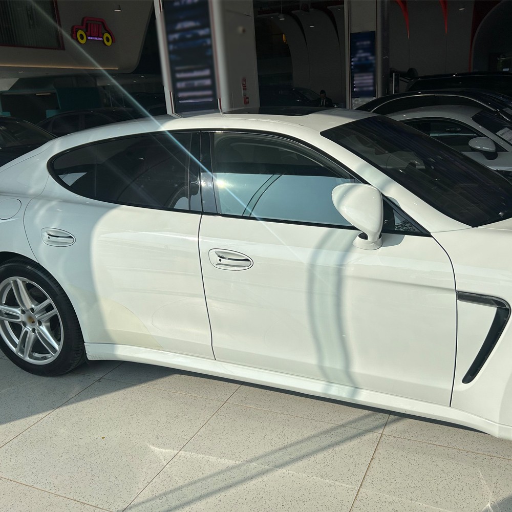 Glossy Black Chrome Delete Window Trims For Porsche Panamera 970 2010-2016