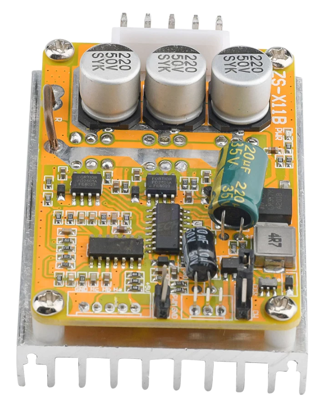 350W DC 5-36V BLDC Three-Phase Brushless Hall Motor Driver Controller Sensorless