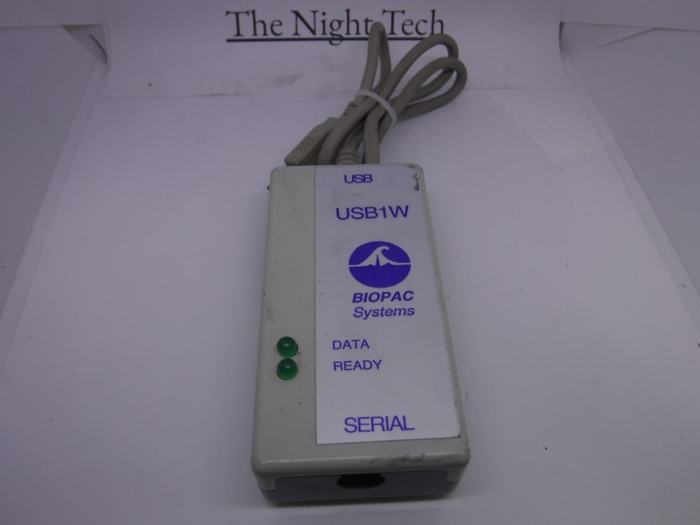 BIOPAC Systems Data Acquisition Modules W/ Cables & Accessories UIM100C + Oth MN