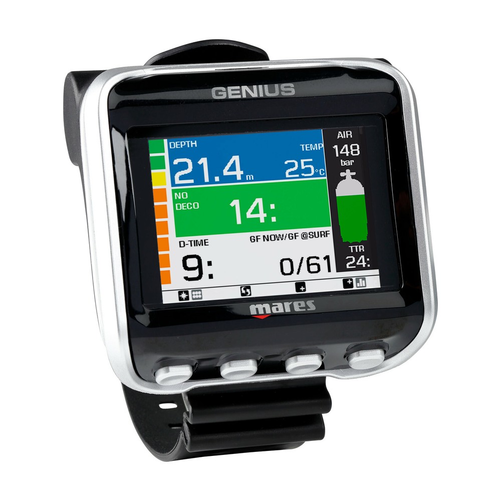 Mares Genius Dive Wrist Mount Computer Scuba Diving Dive 414139