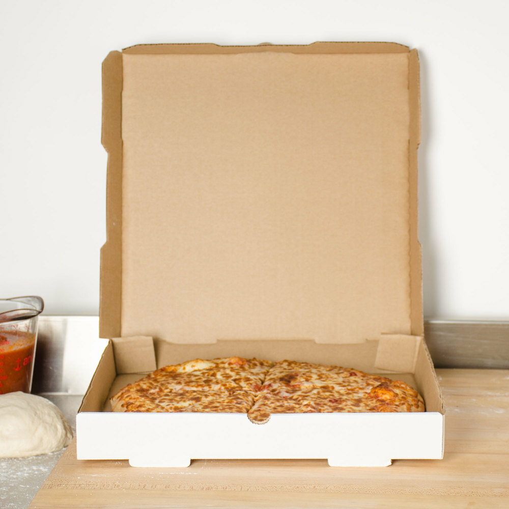 18" x 18" x 2" Corrugated Plain Pizza / Bakery Box 50/CS FAST Shipping !