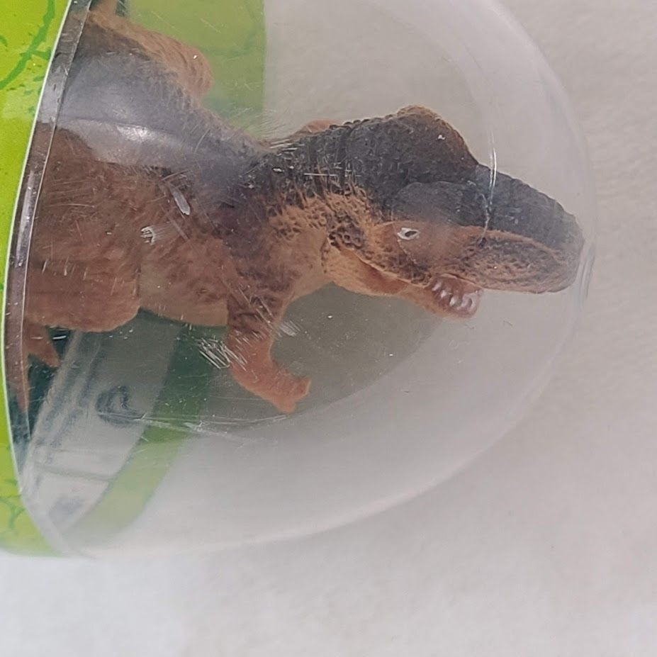 Dinosaur Pull-Back Toy Egg Capsule T-Rex Figure New in Plastic Egg
