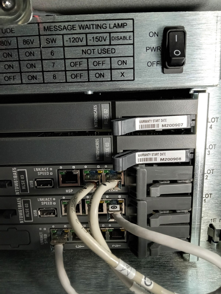 Nortel Networks NTDU14 Modules NTDW60BBE5 & NTDW61BAE5 x2