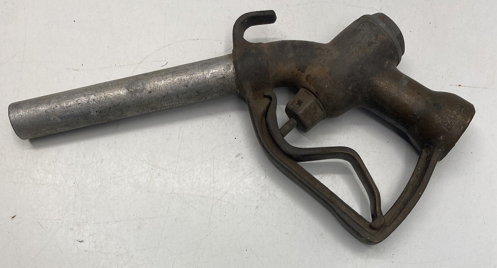RARE ANTIQUE BUCKEYE BRASS GAS PUMP  HANDLE #845C