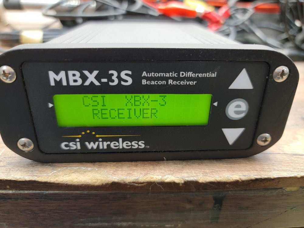 CSI MBX-3S Receiver MGL-3 Antenna Ashtech SCA-12S with backpack