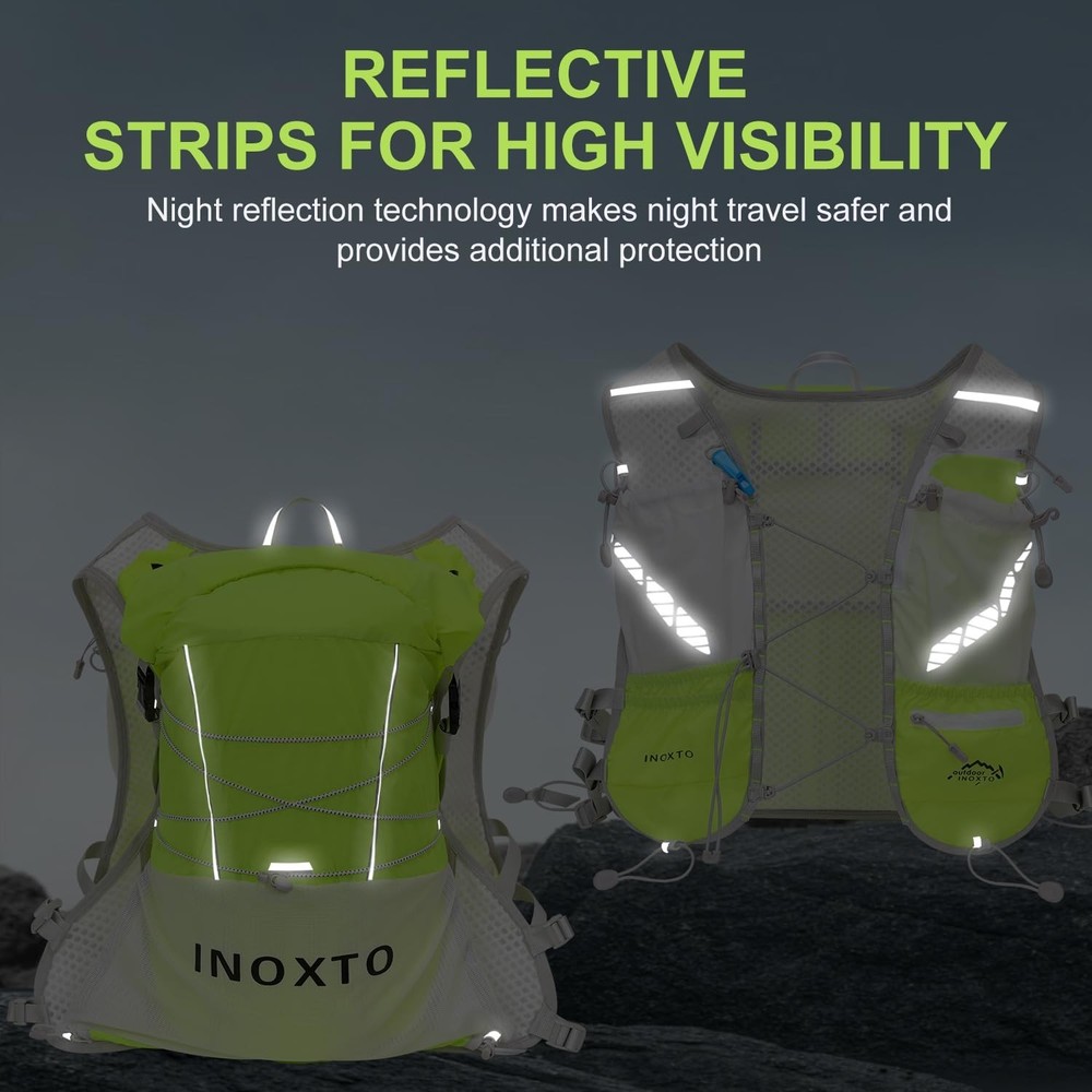 IX INOXTO Running Vest Hydration Backpack, Lightweight Running Backpack Hydra...
