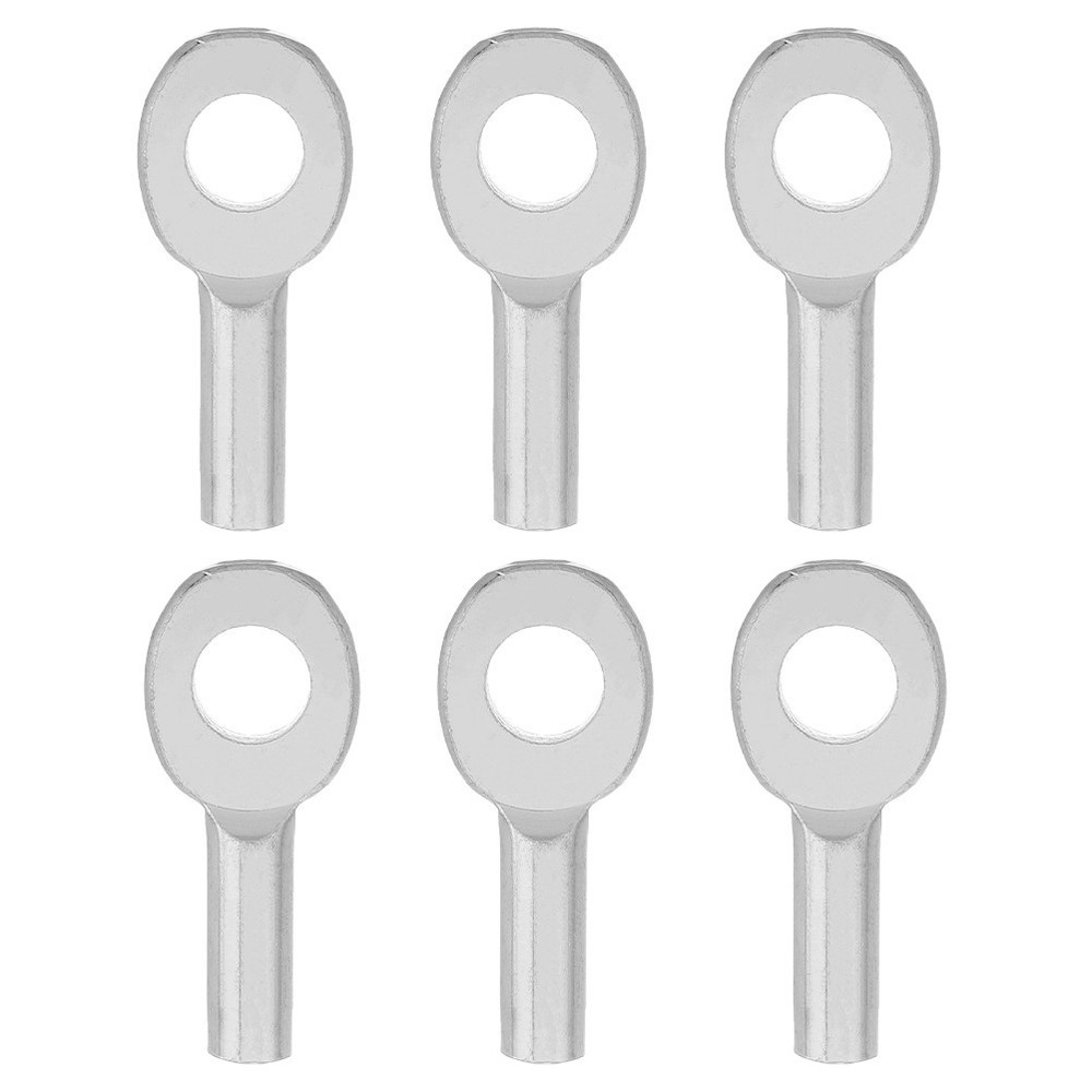 6 PCS Gym Cable Stopper End Terminal for Wire Rope Joint Interface Port