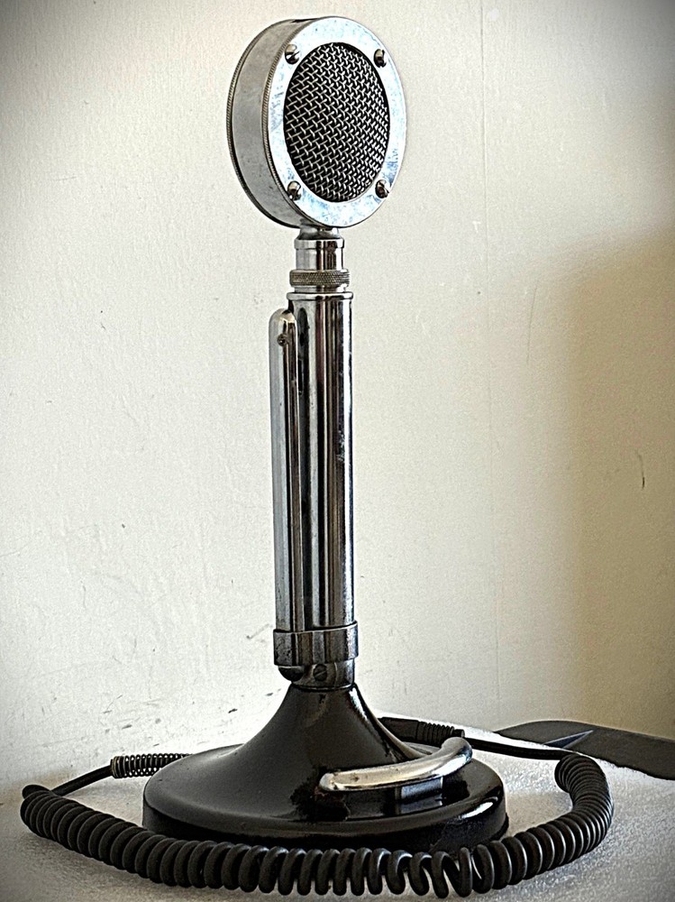 Vintage 1970's Astatic D-104 Dynamic Microphone-modified, working great (d7)