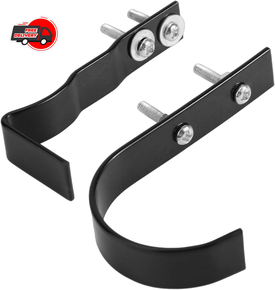 Mailbox Latch and Handle Kit, Metal Secure Replacement Set for black, silver