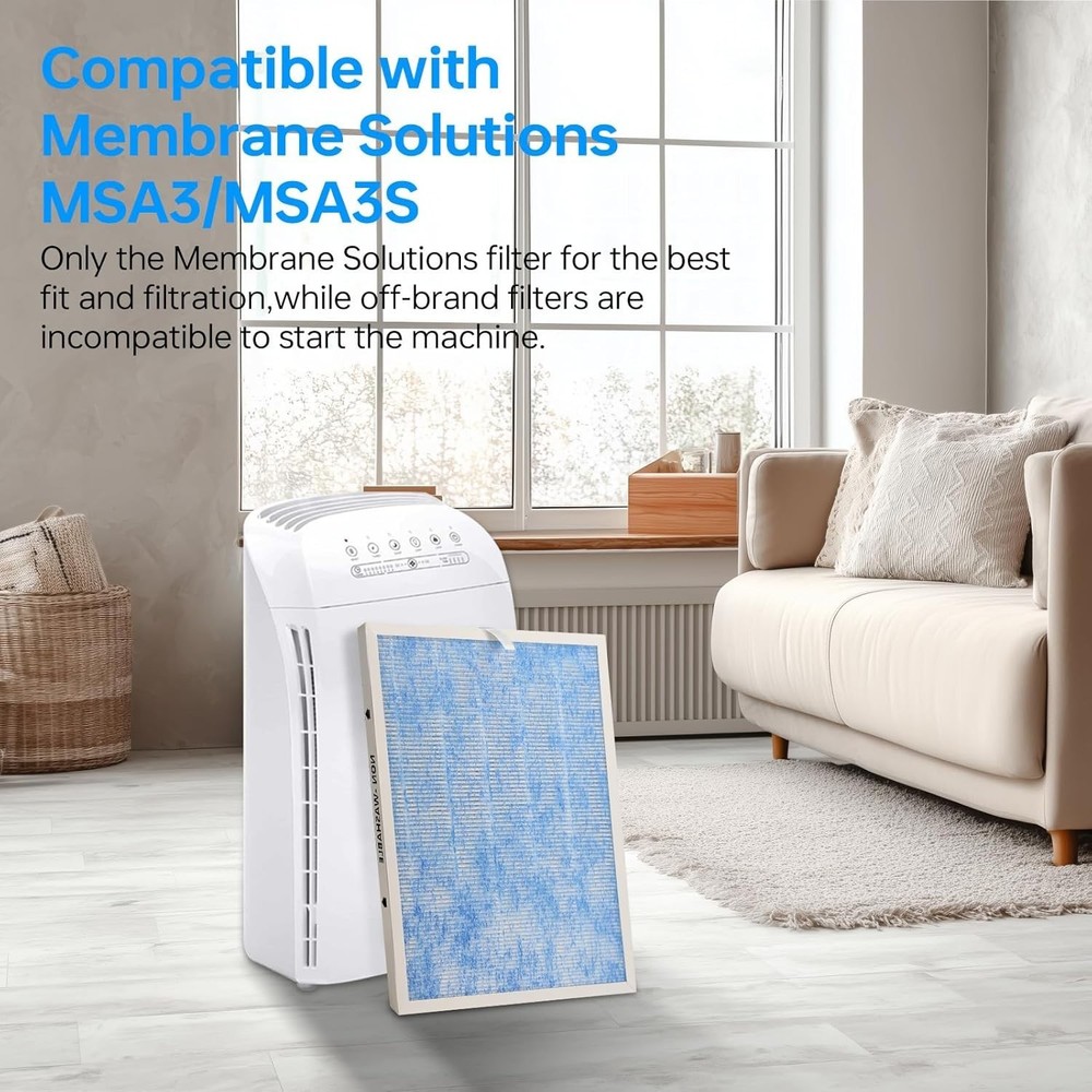 4-in-1 Activated Carbon Replacement Filter for Membrane Solutions Air Purifiers