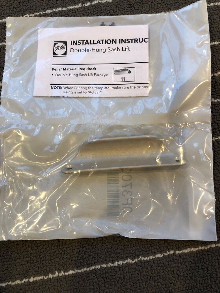Pella Double Hung Sash Lift - Champagne