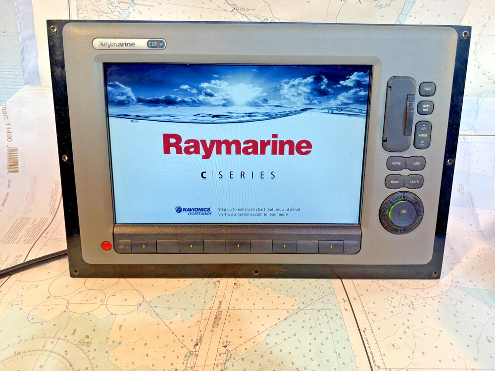 Raymarine C120W E62113 12" MFD FishFinder Radar GPS Chartplotter Display!!!