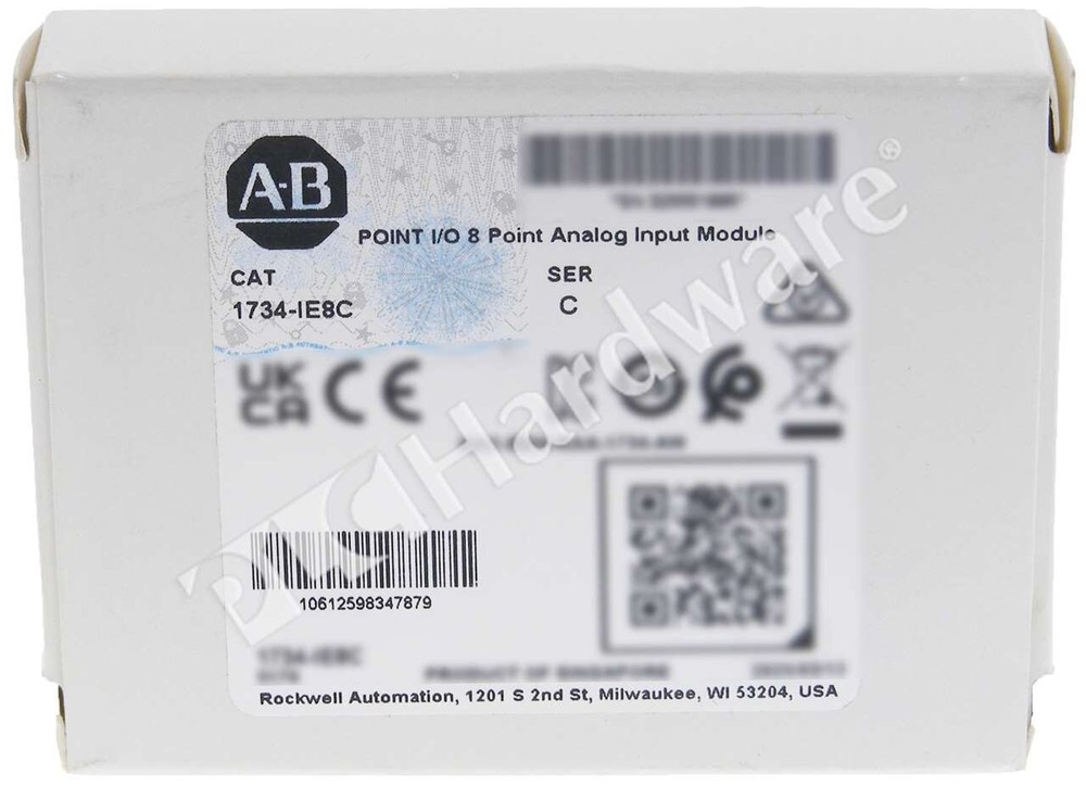 Open Pre-owned Allen Bradley 1734-IE8C Ser C POINT I/O 8-Ch Current Input Module