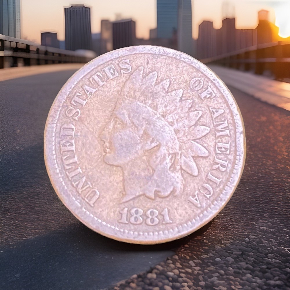 1881 indian head penny