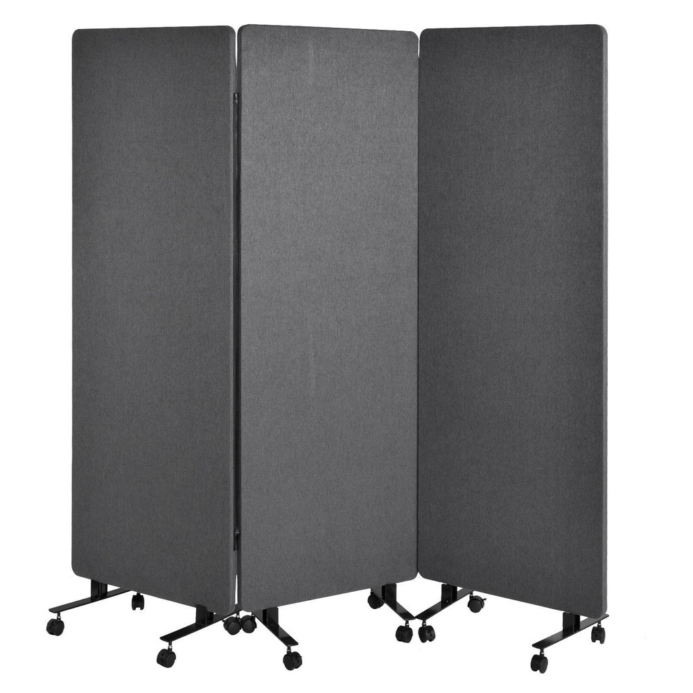 3 Panel Room Divider 5.5FT Screen Folding Privacy Divider Freestanding