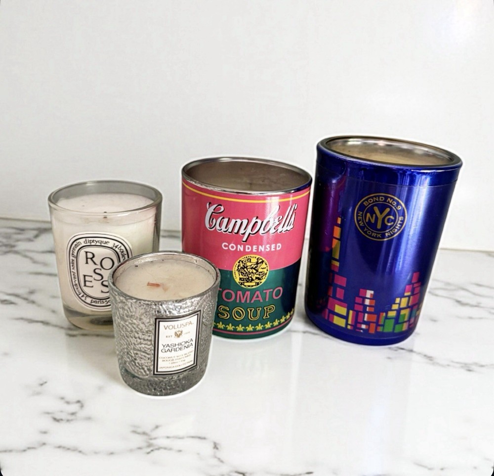 A Bundle Of Designer Candles ( Used)