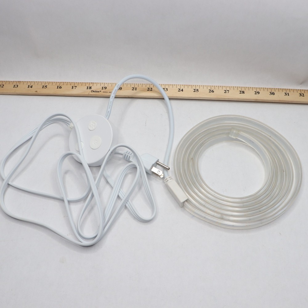 Feit Electric Plug-In LED Rope Light Linkable Dimmable 8Ft UCL96/ROPE/5CCTG2
