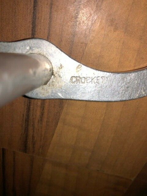 2 CROCKET RENALDE ALUMINUM BITS 5''