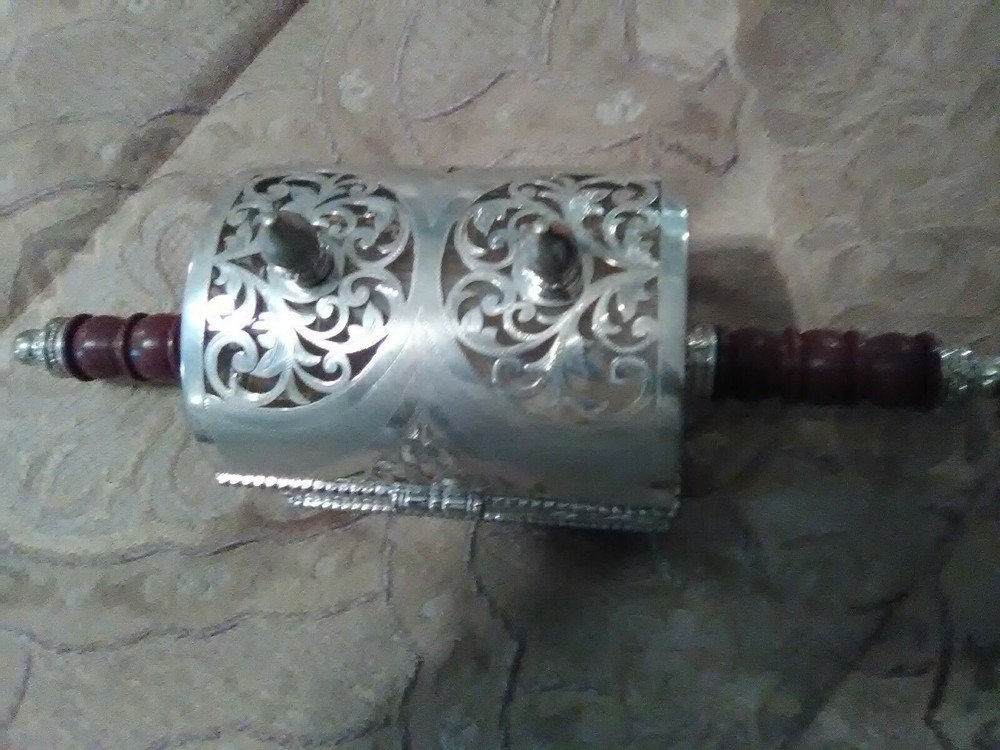 HAND MADE LARGE EAST INDIAN SOLID SILVER BOX PALLAQUIN DESIGNS PIERECED FRETWORK