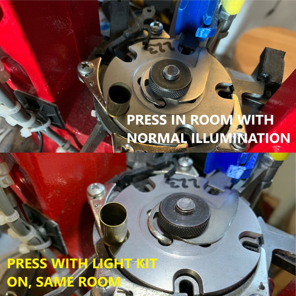 WORK LIGHT KIT for LEE LOADMASTER PRESS W/SWITCH AND POWER SUPPLY SOLUTION