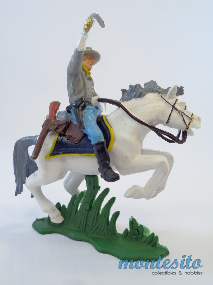 BRITAINS DEETAIL DSG * ACW CONFEDERATE MOUNTED TROOPS CSA (#1) & COVERED WAGON