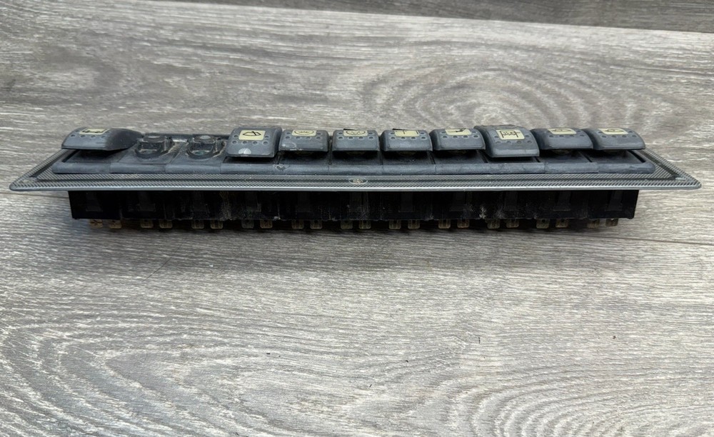 Wellcraft Boat Marine Dashboard Metal Switch Panel Breaker Panel