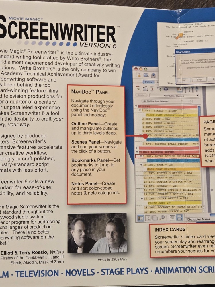 Write Brothers Movie Magic Screenwriter 6 - Full Version for Windows