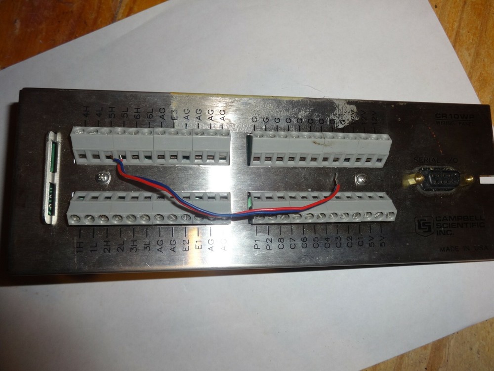 Campbell Scientific CR10WP Wiring Panel W/ CIRCUT BOARD