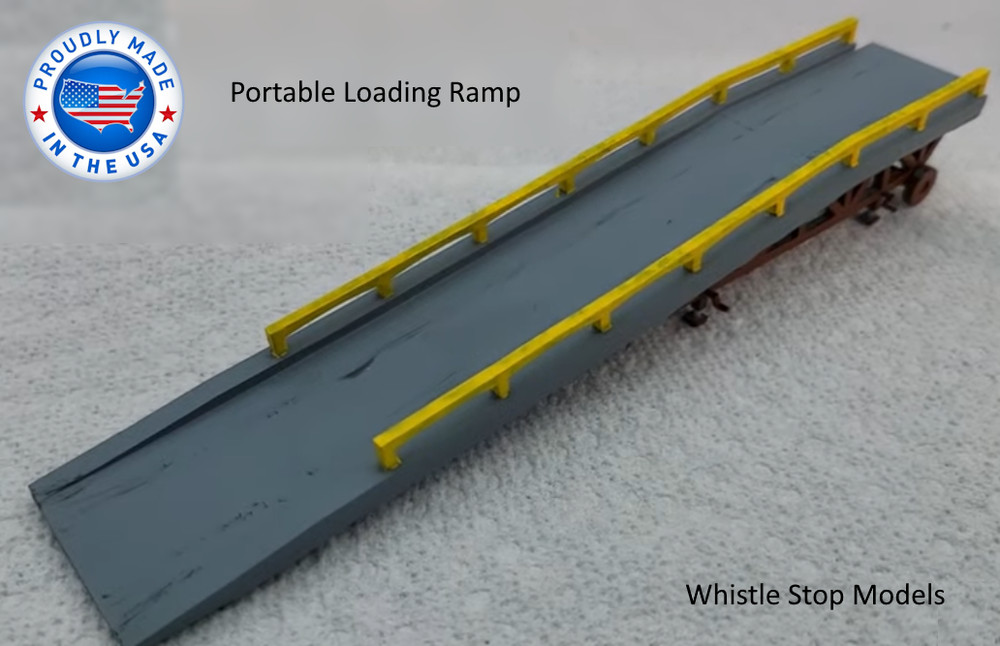 N Scale Portable Truck Loading Ramp